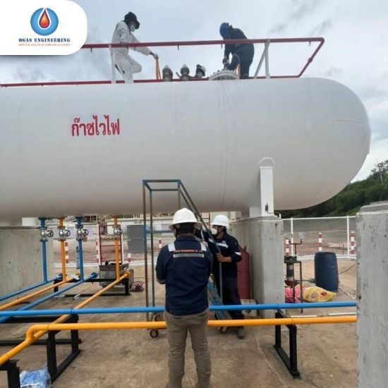 รับติดตั้งวางระบบแก๊ส LPG - รับเดินท่อและติดตั้งระบบแก๊ส LPG, NG, LNG - โอแก๊ส เอ็นจิเนียริ่ง