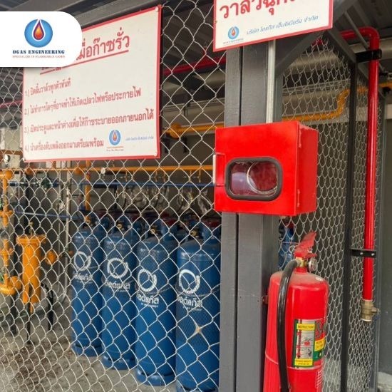 ระบบบป้องกันอัคคีภัยสถานีใช้แก๊ส ระบบบป้องกันอัคคีภัยสถานีใช้แก๊ส