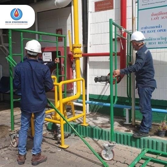 รับเดินท่อแก๊สโรงงาน