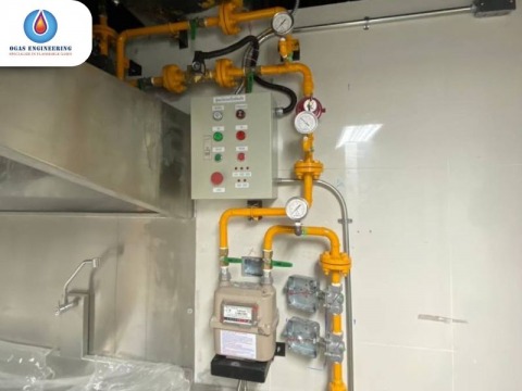 เดินท่อแก๊สห้างสรรพสินค้า